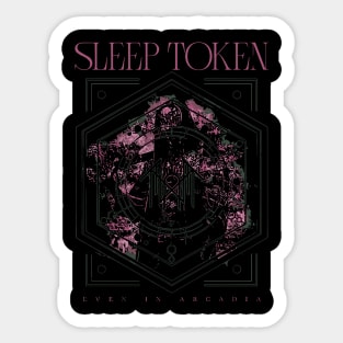 Sleep Token Retro Event Arcadia Sticker
